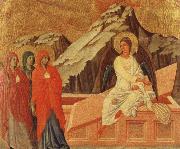 Duccio The Holy women at the grave